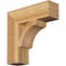 Ekena Millwork Legacy Block Rough Sawn Bracket, Western Red Cedar, 4"W x 14"D x 14"H BKT04X14X14LEC05RWR - alternate 1